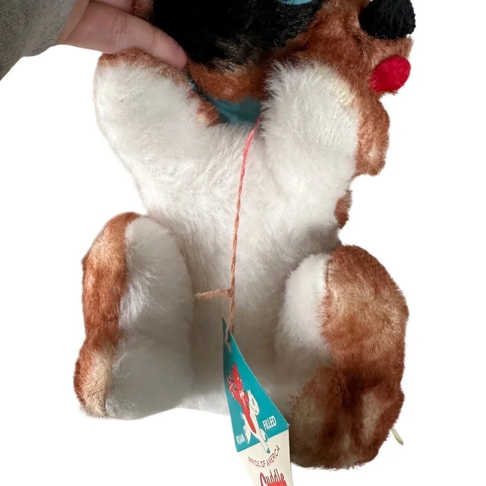 Vintage 1960s Douglas Cuddle Toys Raccoon Plush Pride of America Tagged